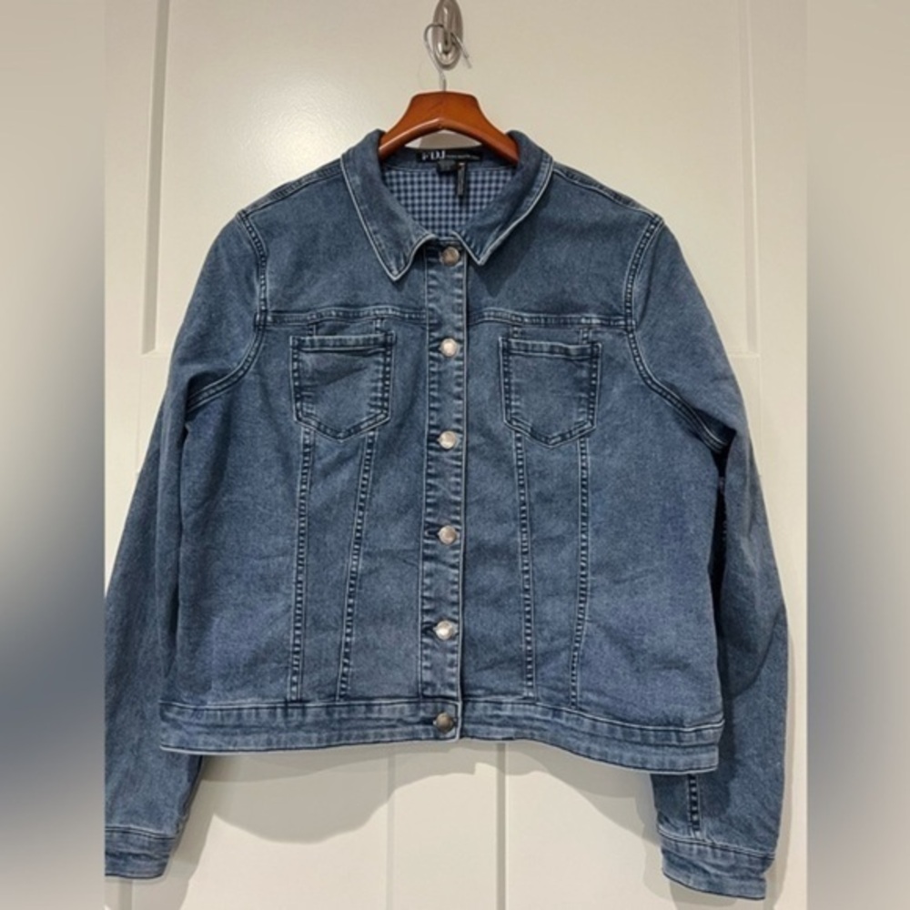 Vintage Y2K FDJ French Dressing Jean Jacket Sz L